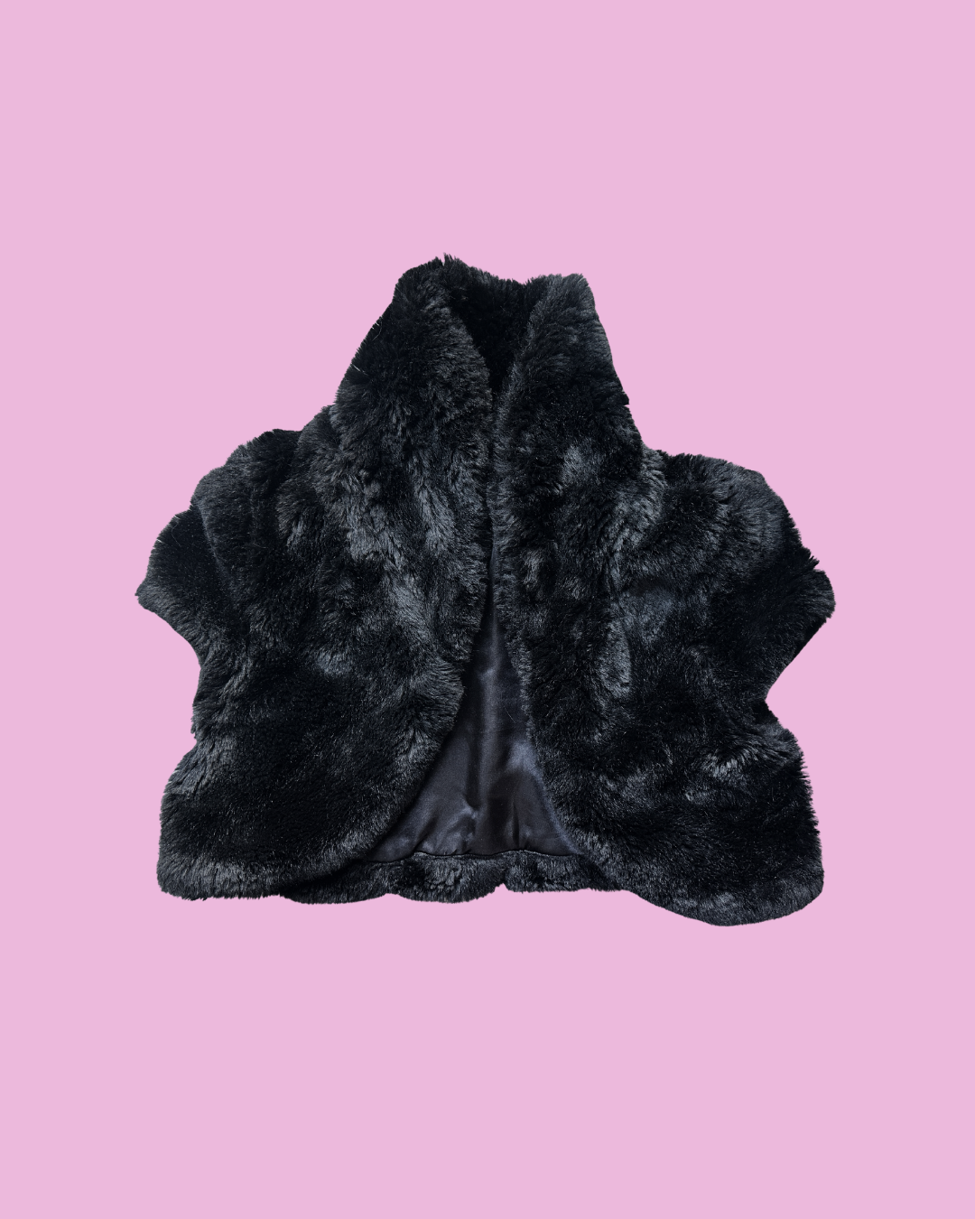 Cropped Sleeveless Faux Fur Top — photo 1