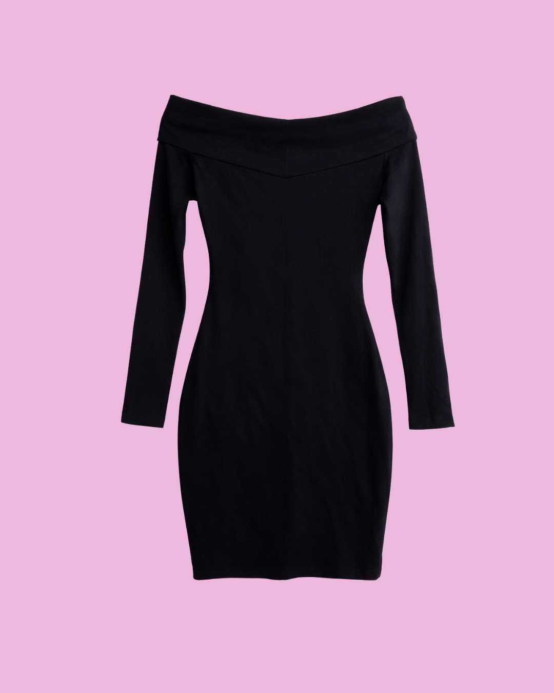 Off Shoulder Black Dress — photo 1
