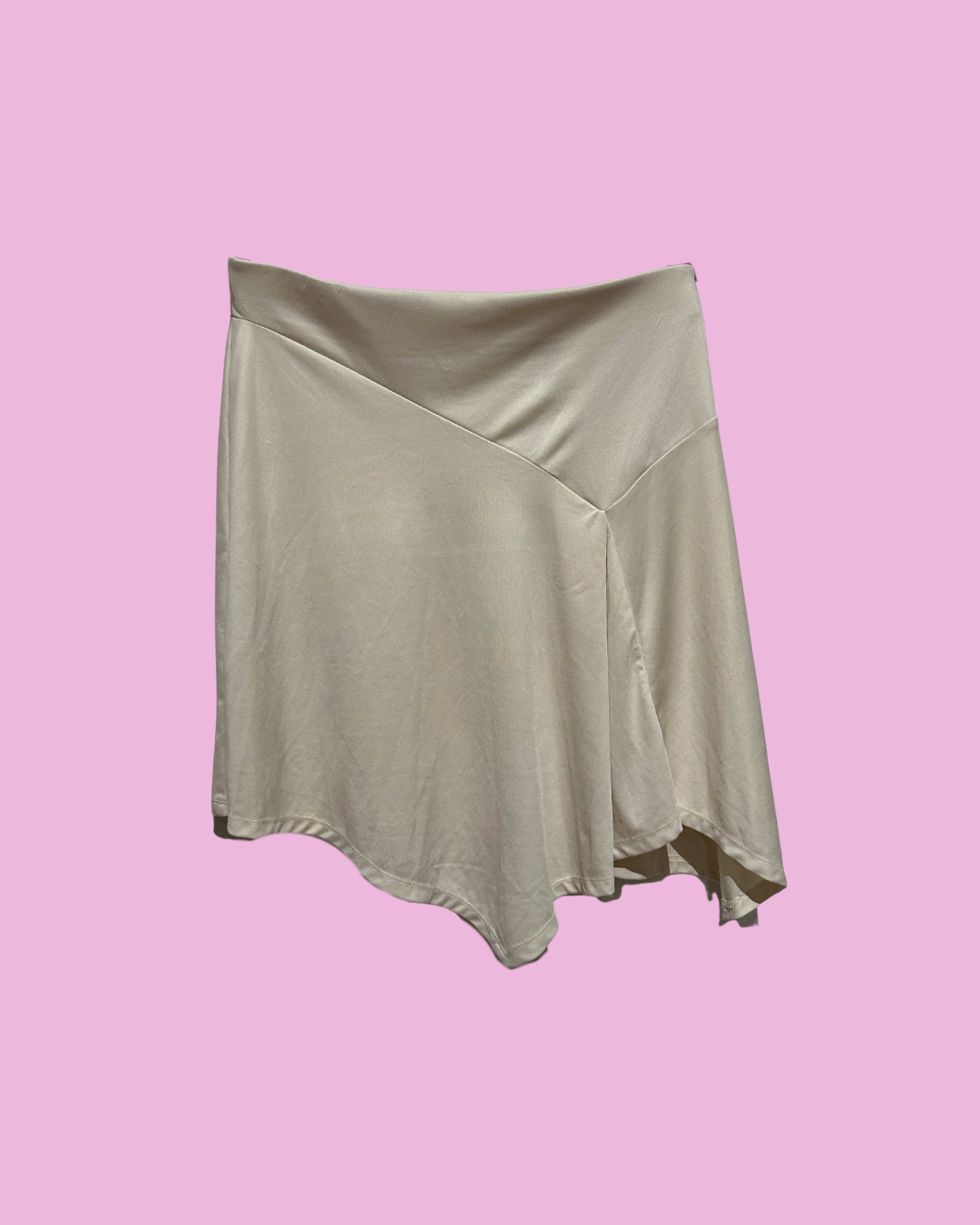 Champagne Asymmetric Skirt — photo 1