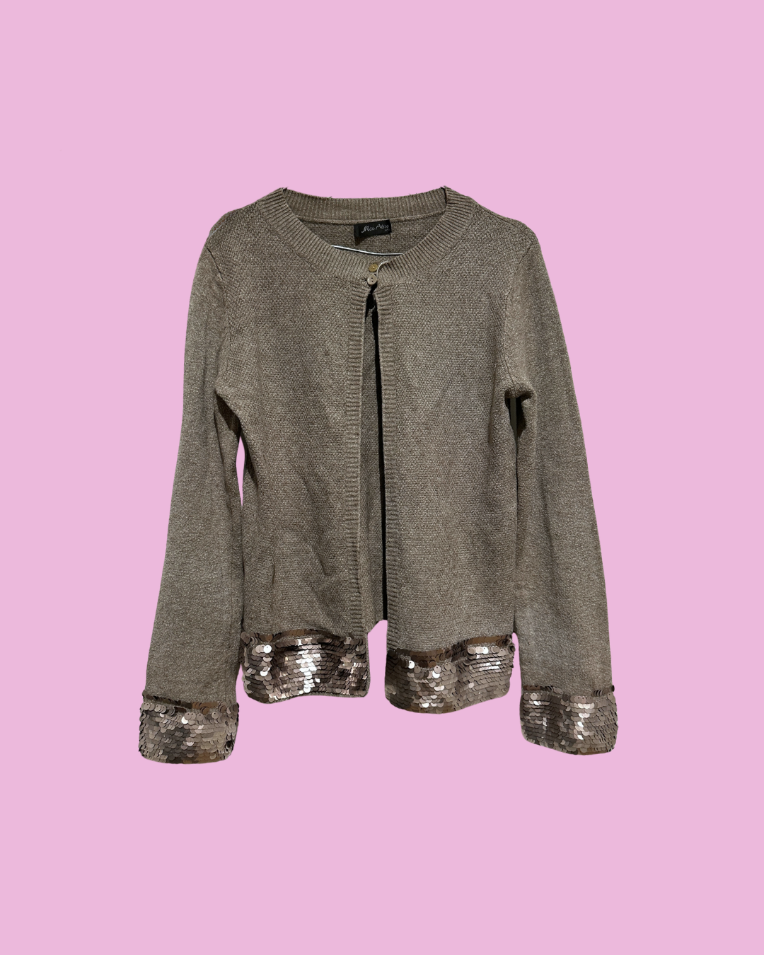 Sequin Sleeves Cardigan — photo 1