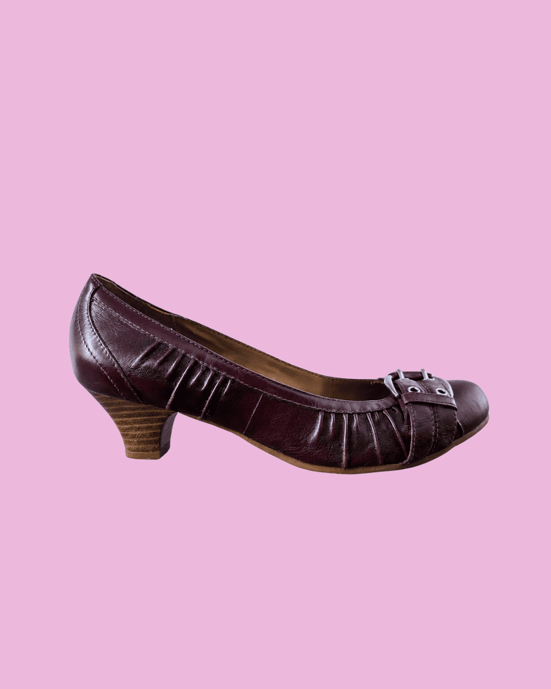 Purple Low Heel Pump — photo 1