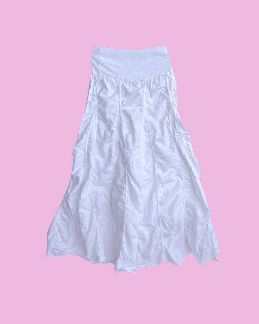 White Ruffles Maxi Skirt — photo 1